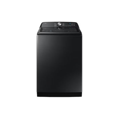 Lavadora digital inverter 26kg de SAMSUNG en color negro con diseño moderno y panel de control intuitivo