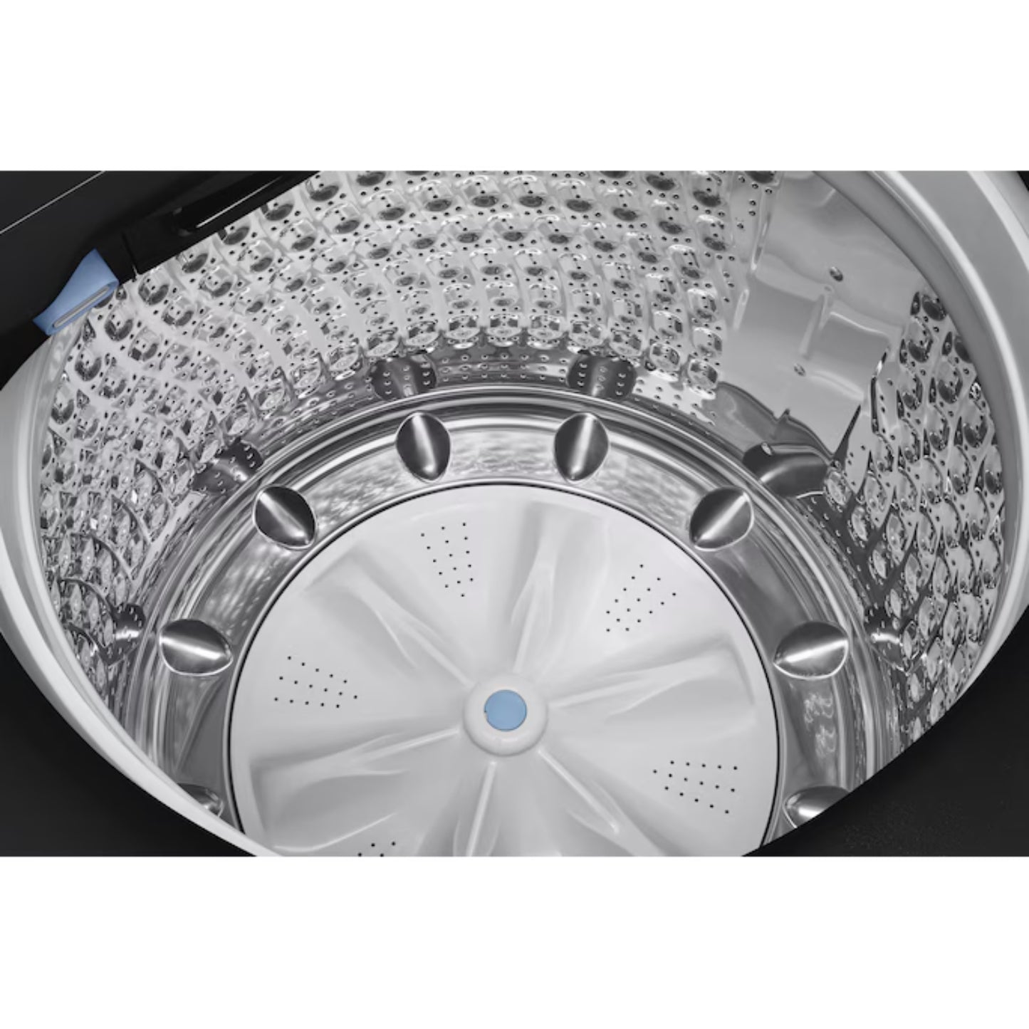 Interior de la lavadora digital inverter 26kg de SAMSUNG, mostrando el tambor espacioso y eficiente.