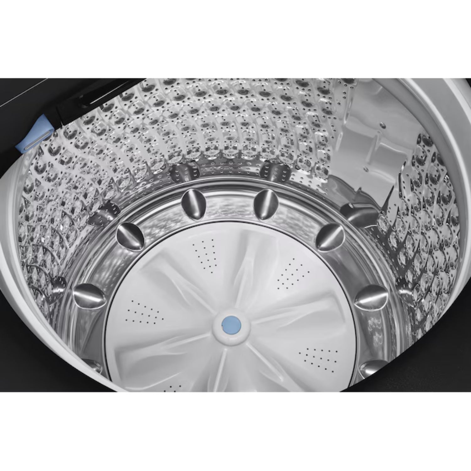 Interior de la lavadora digital inverter 26kg de SAMSUNG, mostrando el tambor espacioso y eficiente.