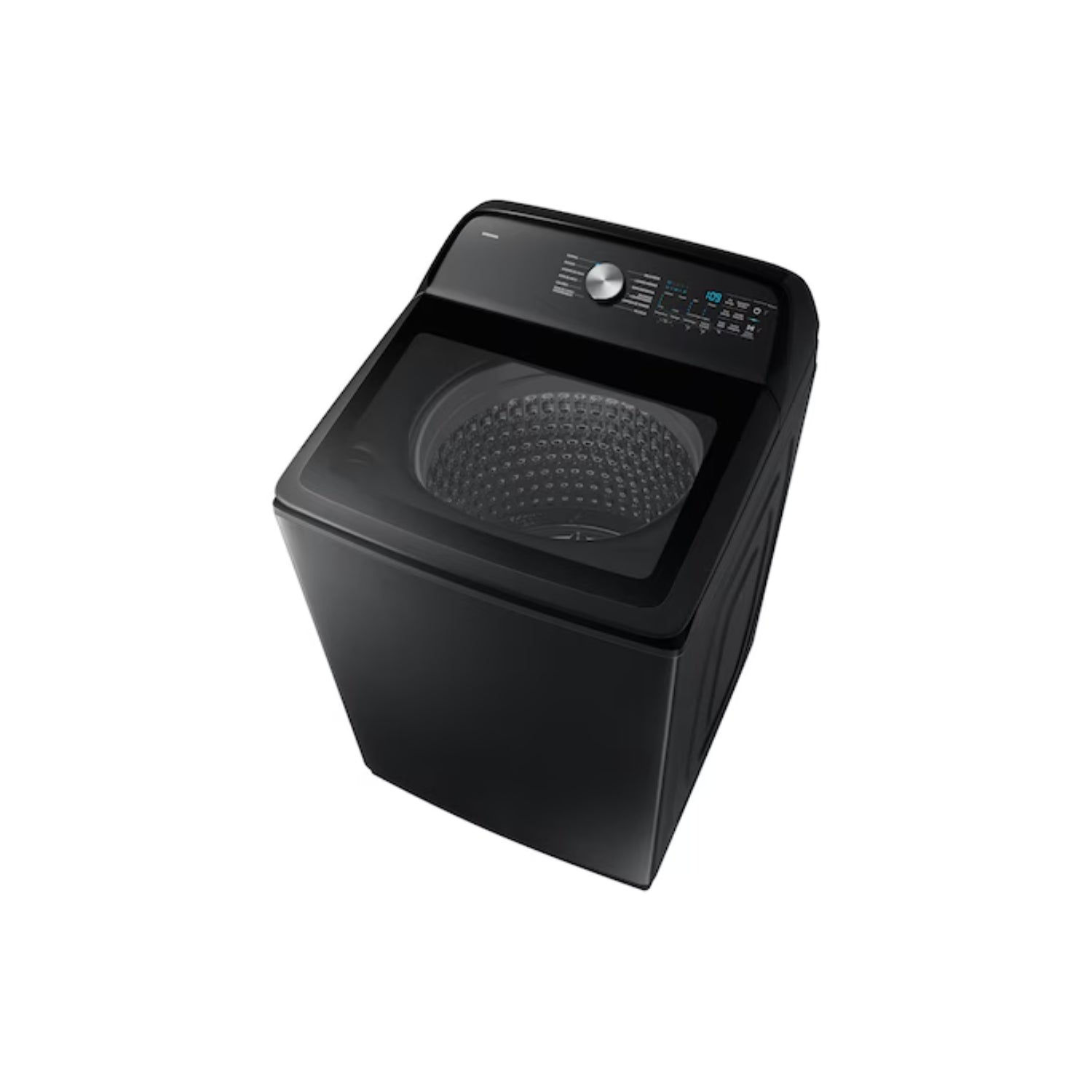 Lavadora digital inverter 26kg Samsung en color negro con diseño moderno y panel de control digital