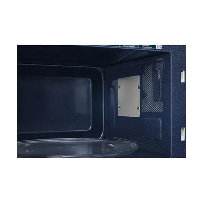 Interior de microondas Samsung, vista frontal con plato giratorio