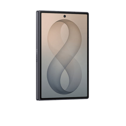 Samsung tablet gris lateral, diseño elegante y moderno