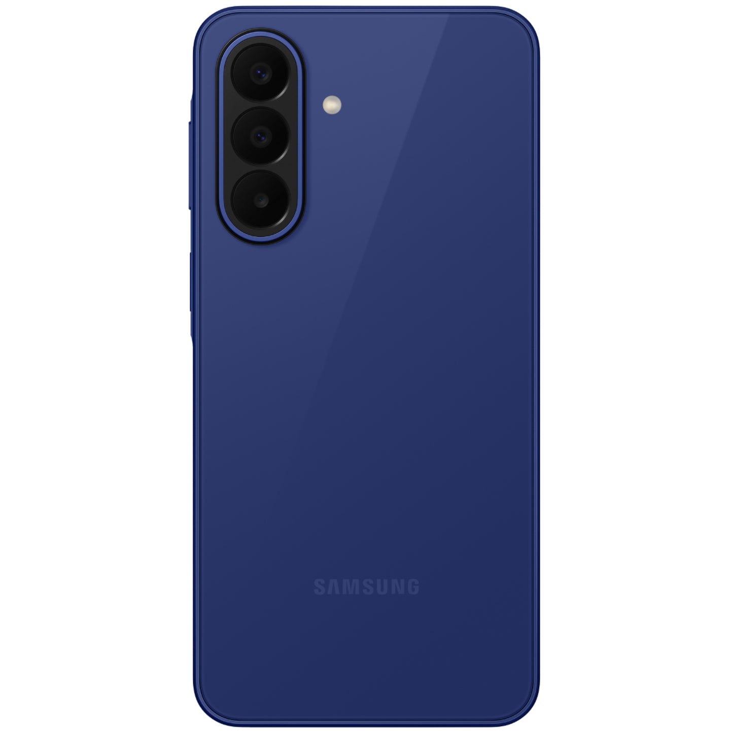 Samsung teléfono azul trasera, vista general del dispositivo