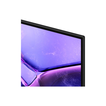 Detalle del televisor Samsung 75 pulgadas 4K mostrando su elegante marco y pantalla de alta resolución