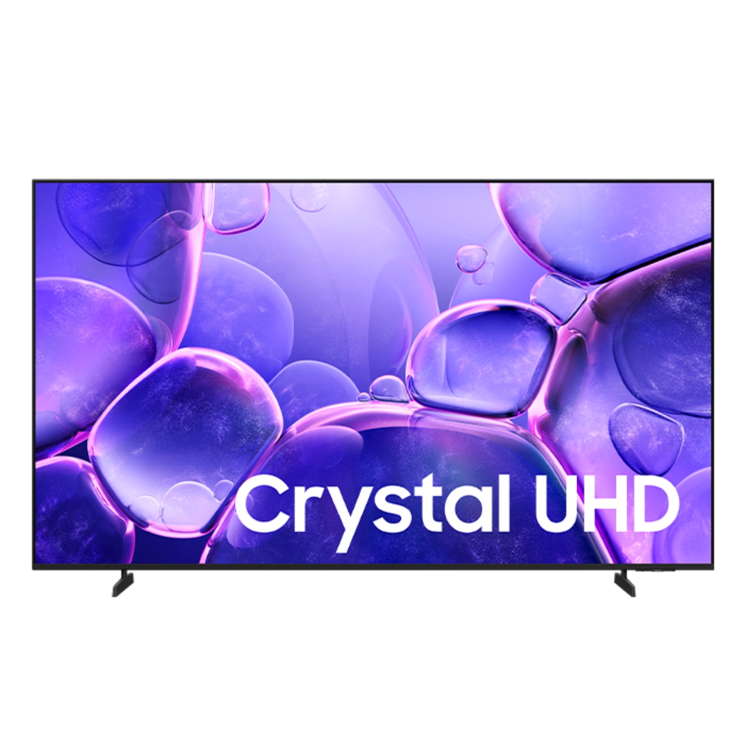 Televisor Samsung Crystal UHD 43 pulgadas con diseño elegante y pantalla vibrante de colores vivos