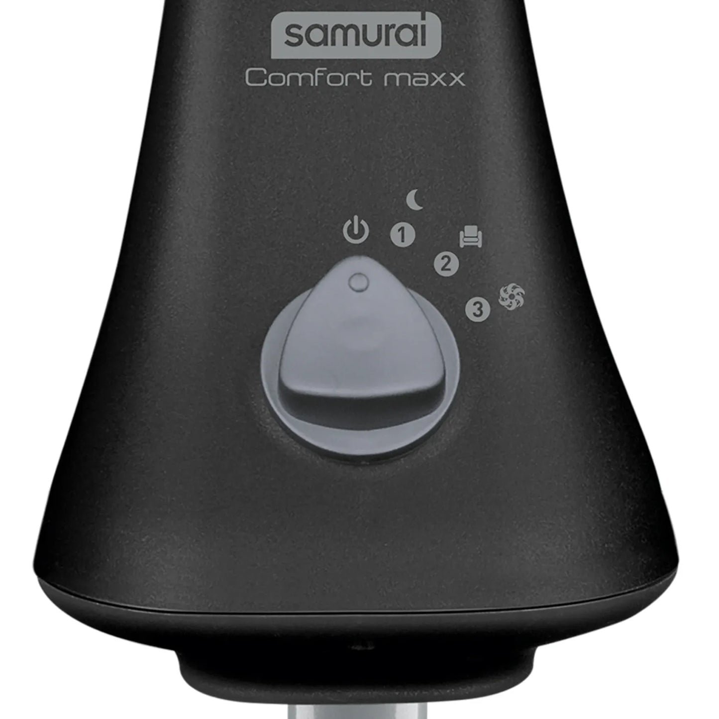 Control de ajuste de velocidad en ventilador pedestal 18 pulgadas marca SAMURAI modelo Comfort Maxx