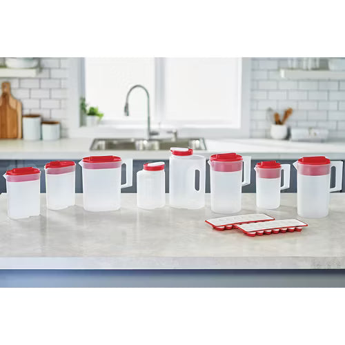 Pichel Redondo Rubbermaid 1.89 Litros (2 Qt) con Tapa de 3 Posiciones