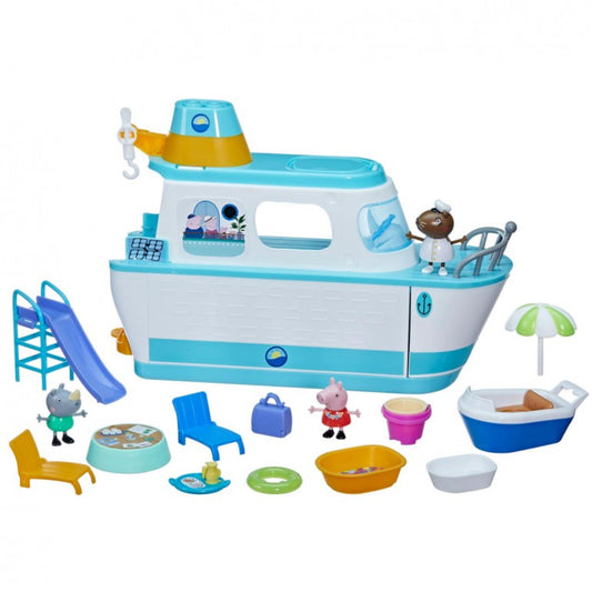 set juego de mesa barco juguete con personajes y accesorios para niños