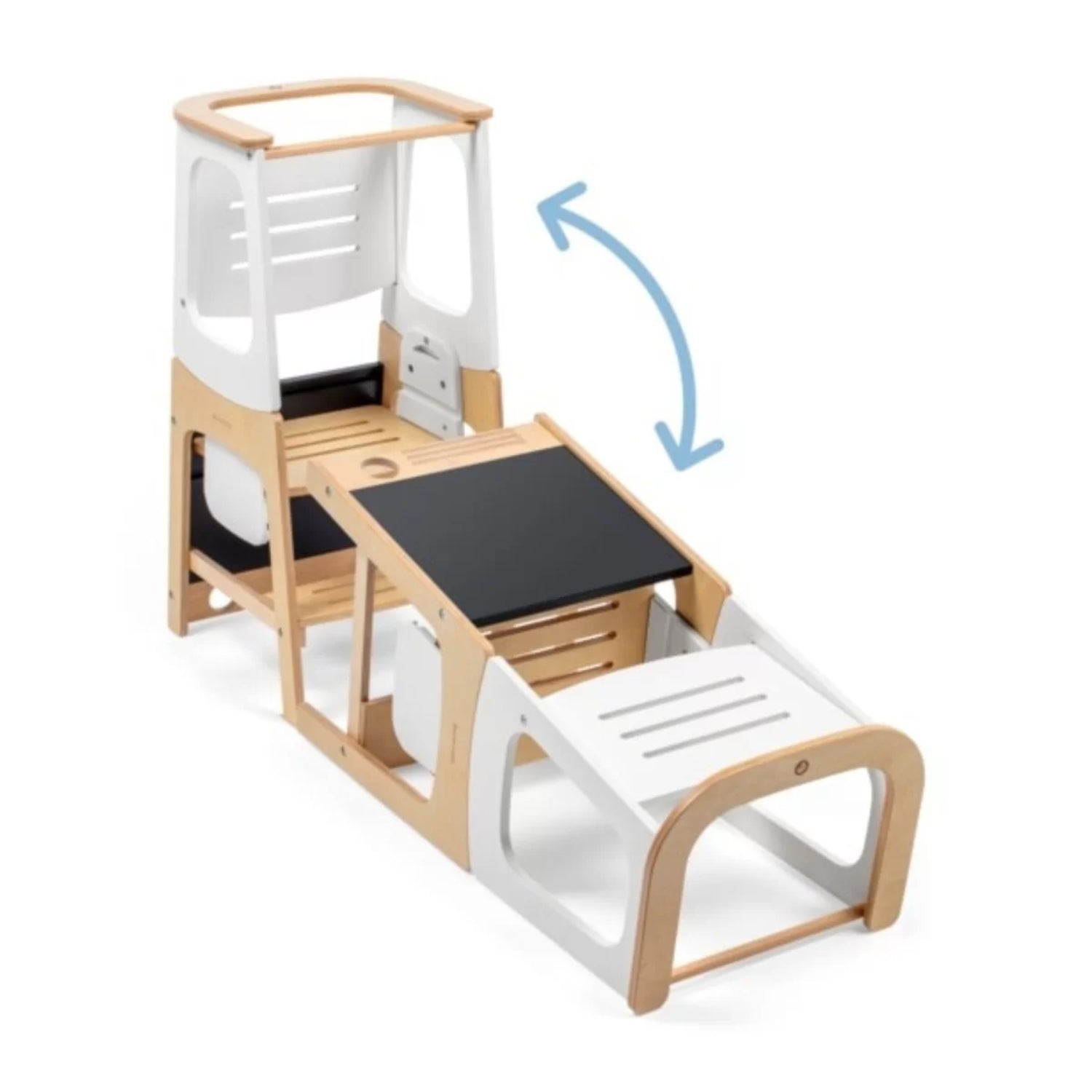 Silla MAXI COSI en madera, vista frontal, ideal para actividades infantiles