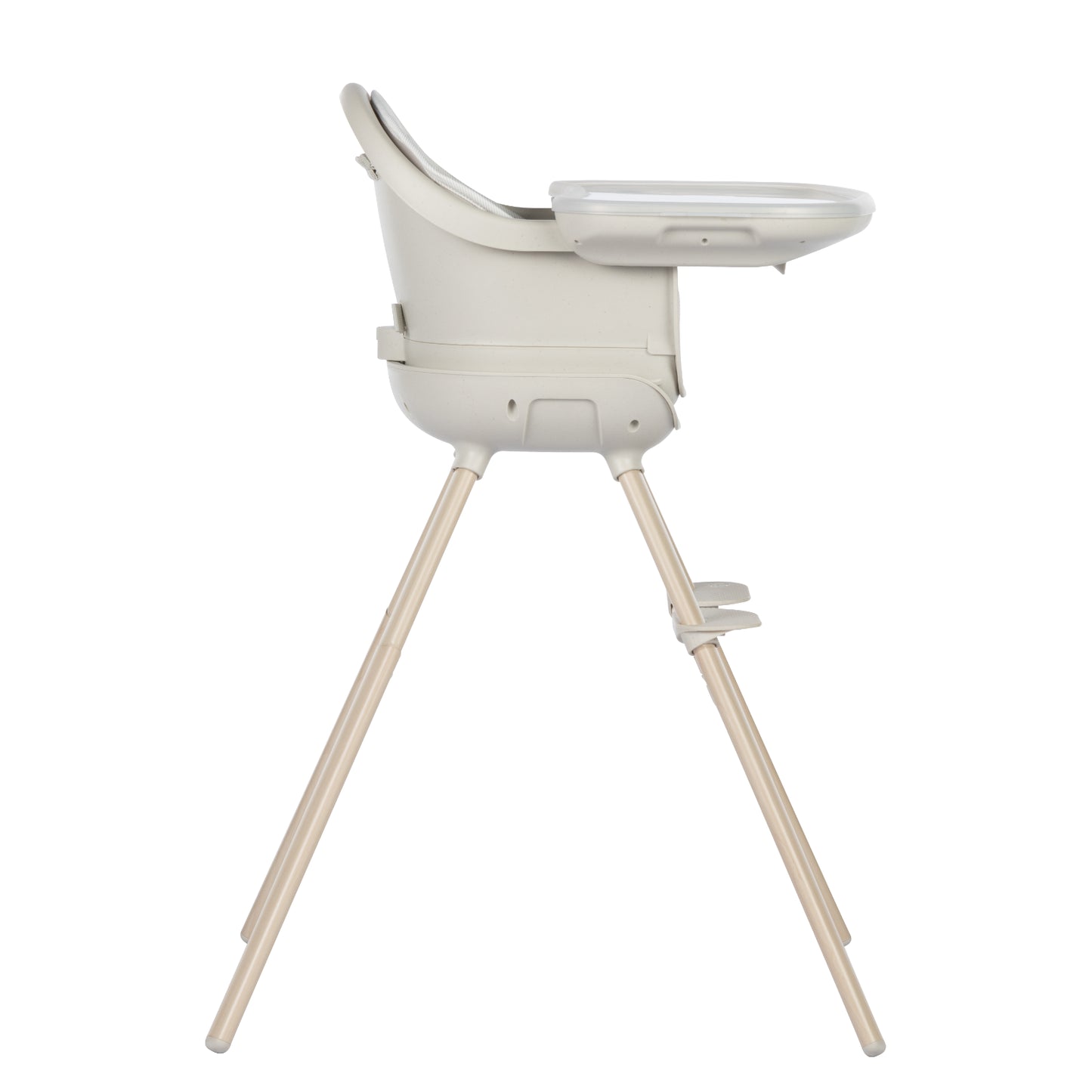 Silla de comer clara de MAXI COSI, lateral, ideal para alimentación infantil