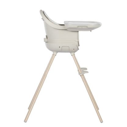 Silla de comer clara de MAXI COSI, lateral, ideal para alimentación infantil