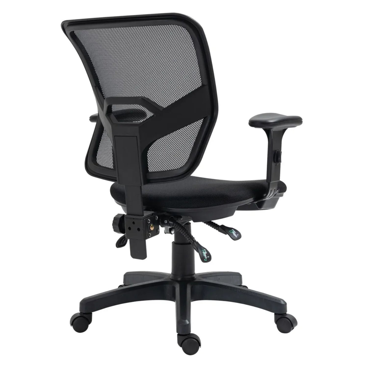 Silla de escritorio con respaldo de malla ergonómica y reposabrazos ajustables para mayor comodidad