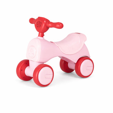 sillón balancín rosa lateral, juguete infantil