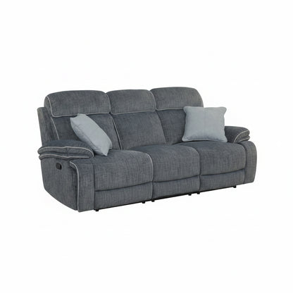 Sillón gris reclinable de ACME FURNITURE, vista frontal en sala de estar