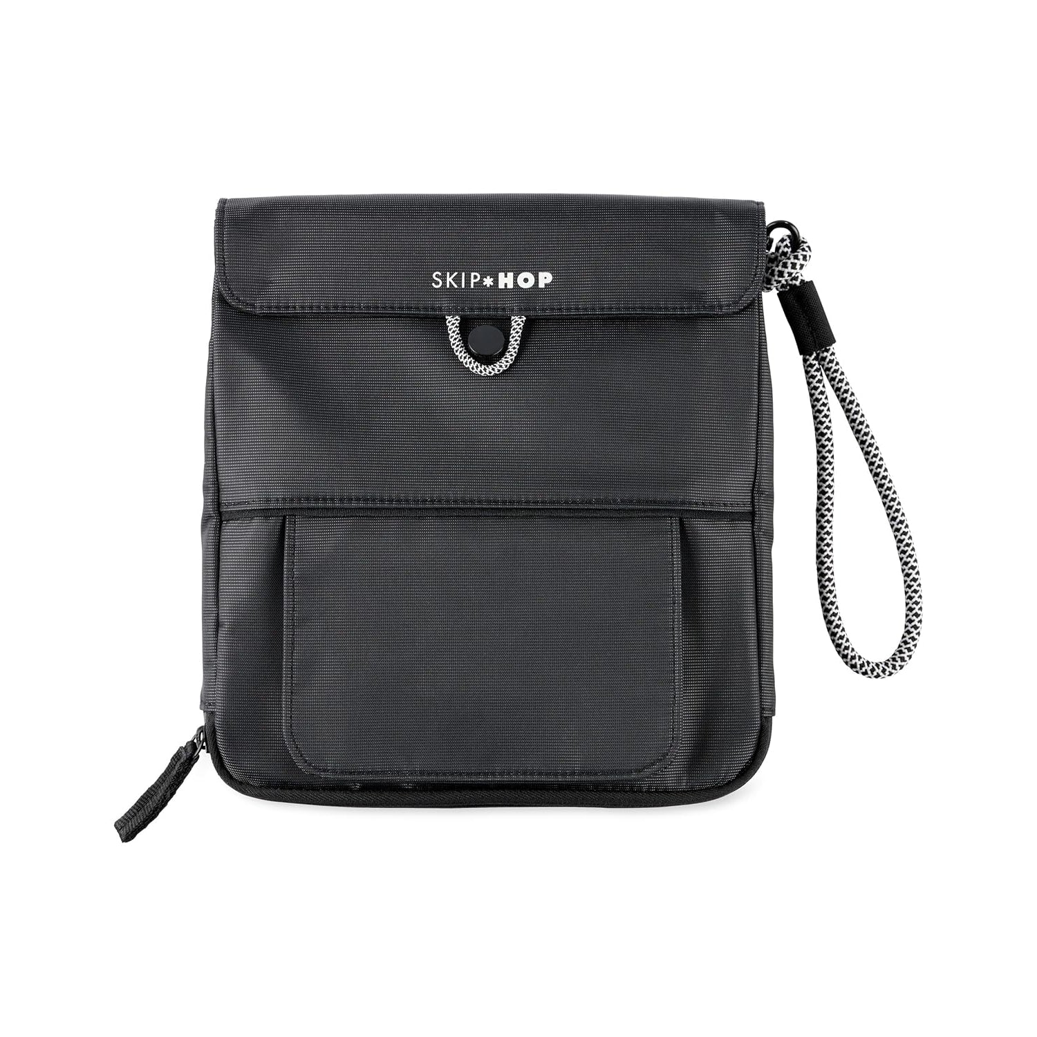 Cambiador negro SKIP*HOP frontal, accesorio práctico para padres