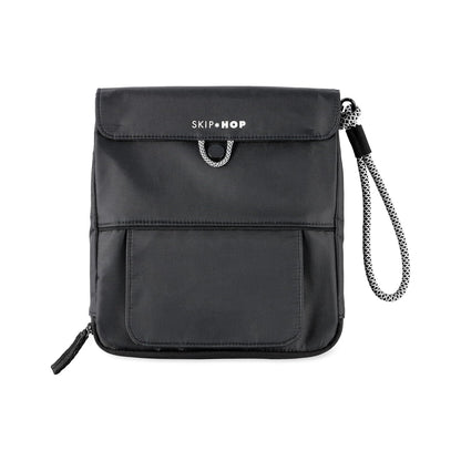 Cambiador negro SKIP*HOP frontal, accesorio práctico para padres