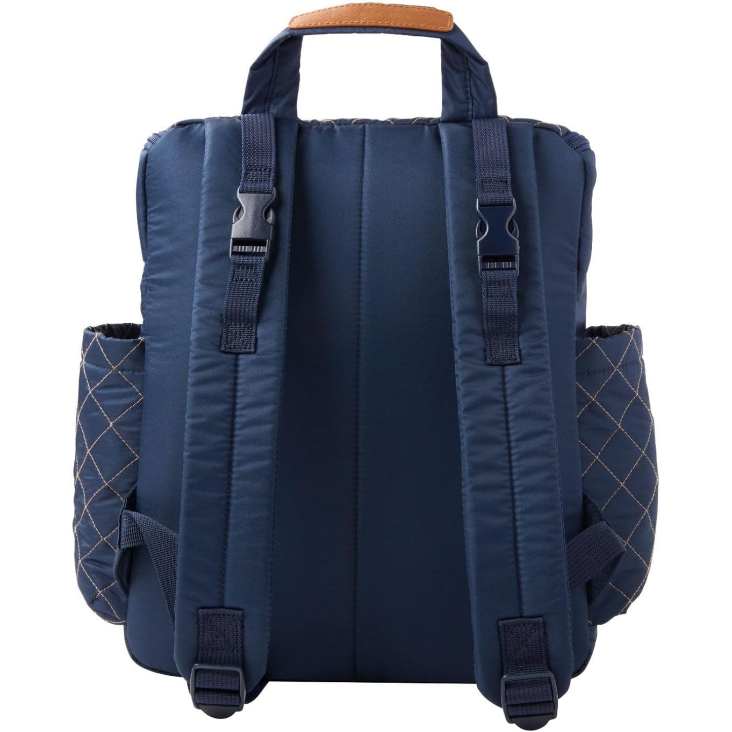 Mochila SKIP*HOP azul, vista trasera con correas ajustables