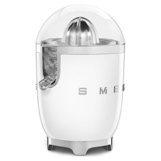 Exprimidor SMEG blanco lateral, cocina moderna