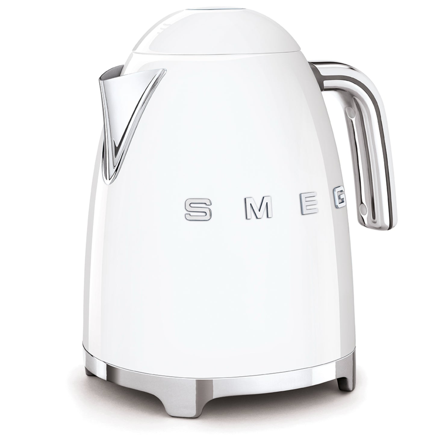 Hervidor SMEG blanco lateral, elegante para preparar bebidas calientes