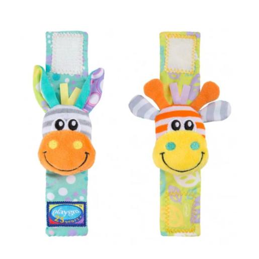 Sonajero de Playgro con giraffa de colores, ideal para estimulacion sensorial