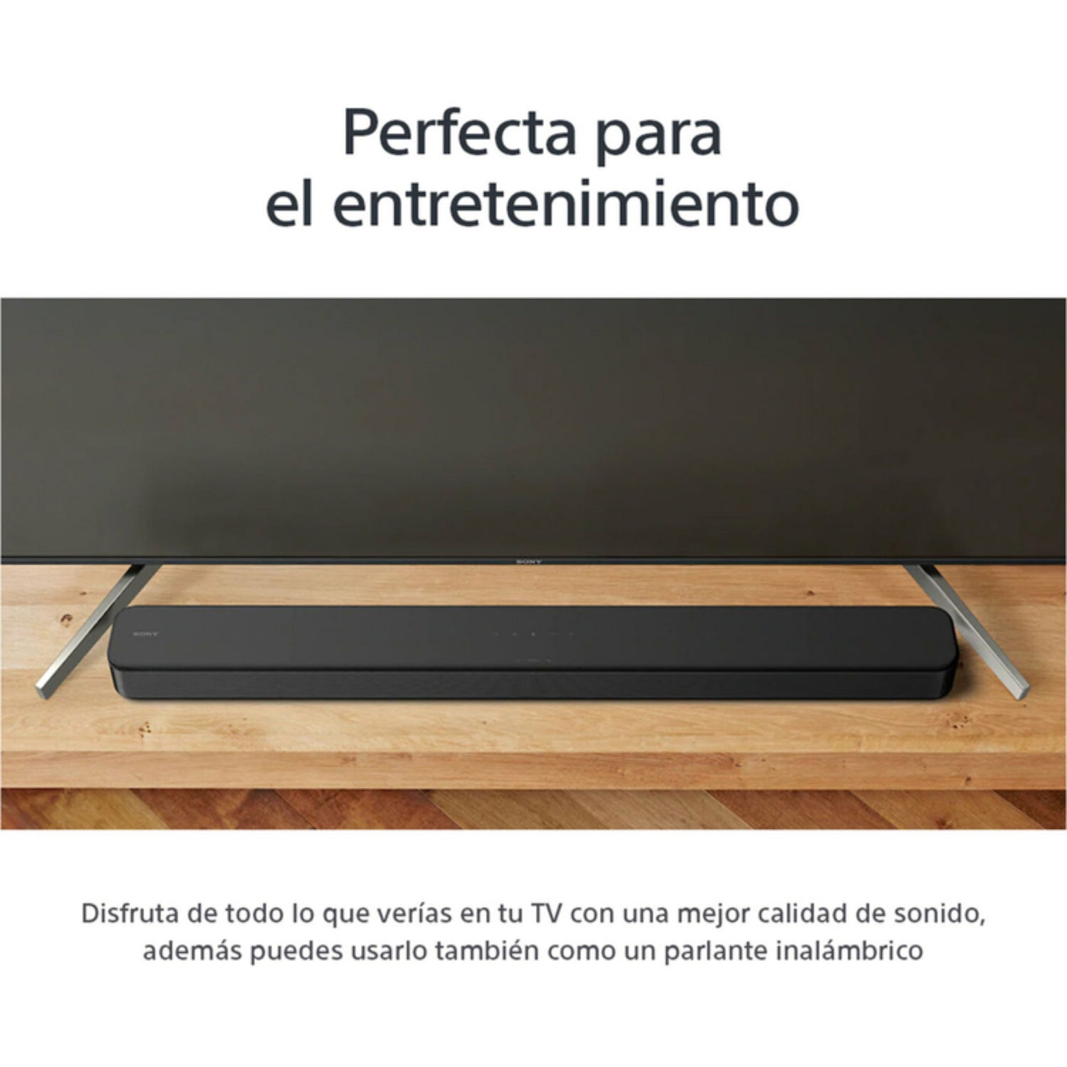 Barra de sonido Bluetooth Sony LL05 en negro para mejorar la calidad de audio y entretenimiento