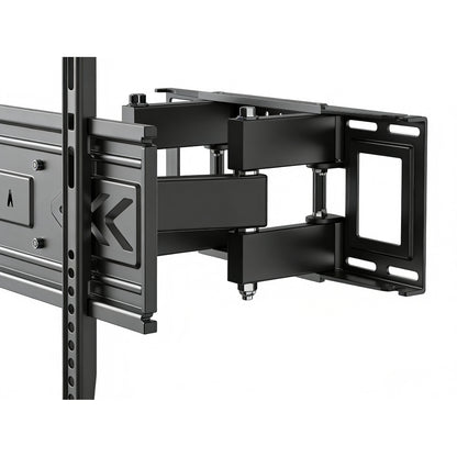 soporte para televisor negro lateral, instalación en pared
