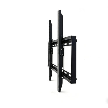 soporte para tv negro lateral, instalación en pared