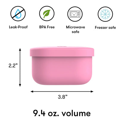 Contenedor de Snacks de Silicona Omie Omiesnack Rosa OMSILC101