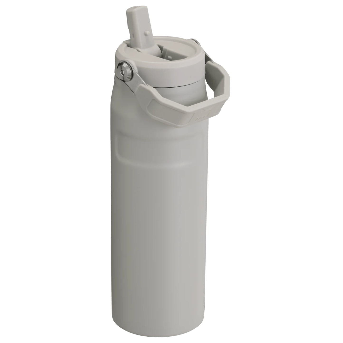 Termo Stanley AeroLight FlipStraw en gris con tapa y mango ergonómico para bebidas frías