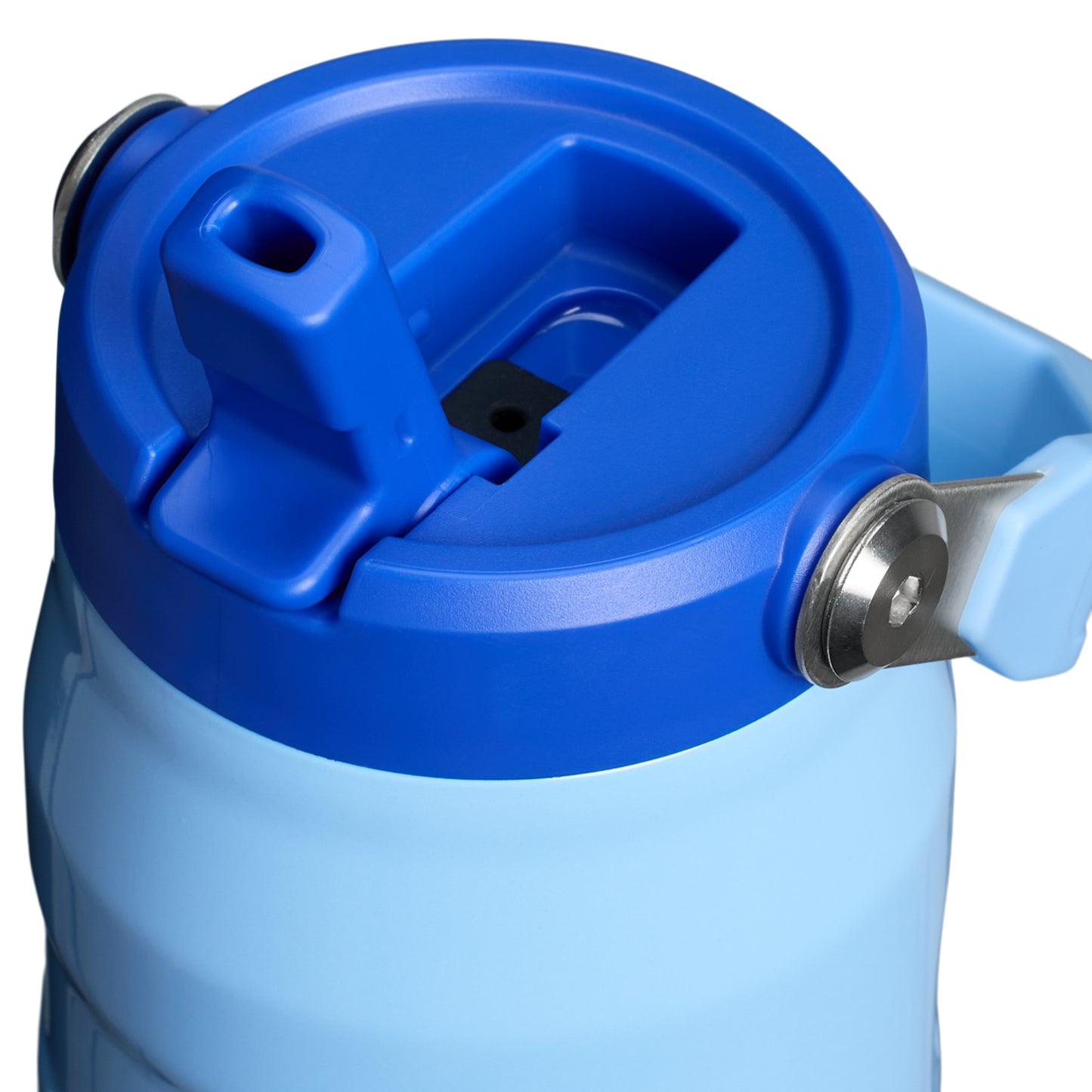 Tapas del termo Stanley IceFlow azul 24oz con diseño ergonómico y cierre seguro