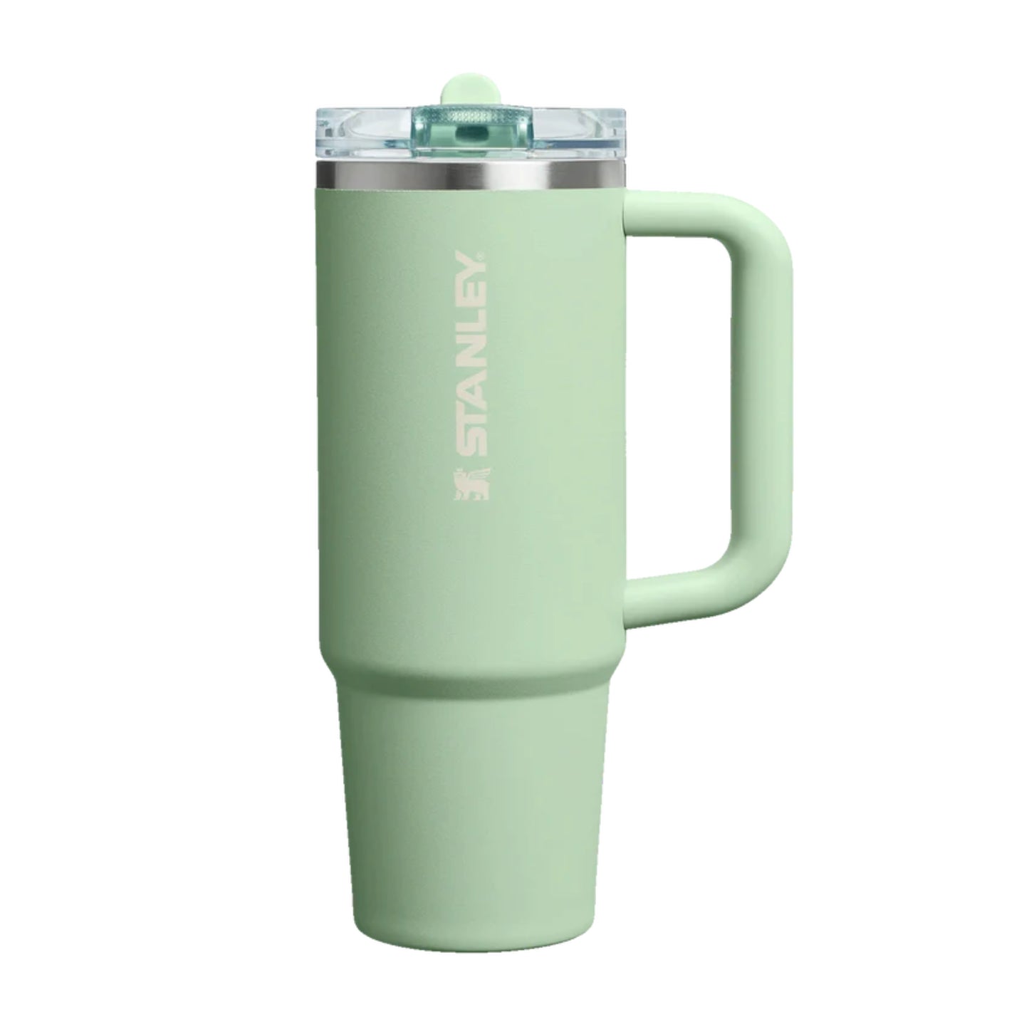 Vaso Stanley Quencher ProTour 30oz en color verde menta, ideal para mantener bebidas frías.