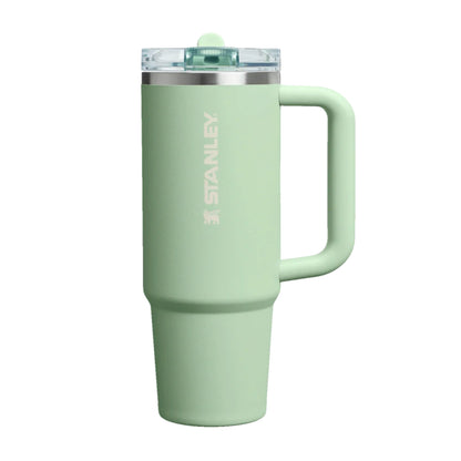 Vaso Stanley Quencher ProTour 30oz en color verde menta, ideal para mantener bebidas frías.
