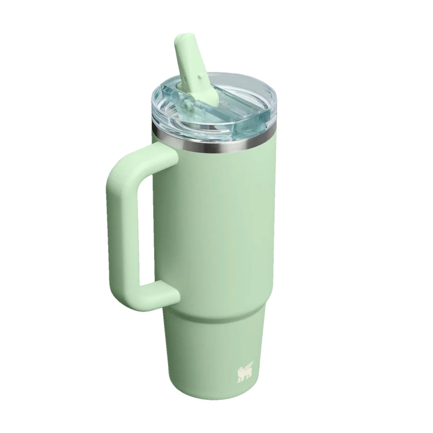 Vaso Stanley Quencher ProTour 30oz en verde menta con tapa y sorbete para bebidas frías