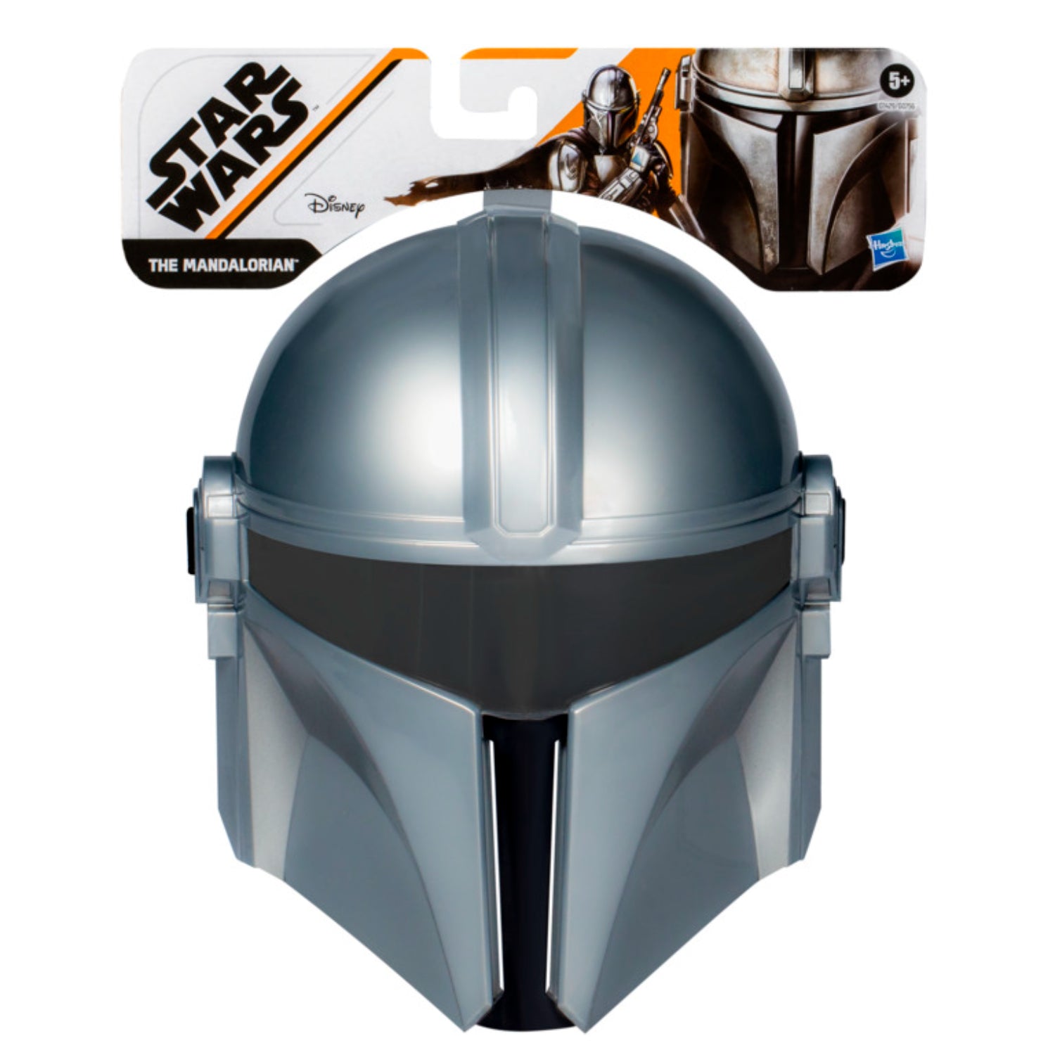 Máscara del Mandaloriano plateada, juguete de acción para fans de Star Wars