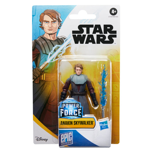 Figura Anakin Skywalker Star Wars, modelo de acción con accesorios, empaque colorido