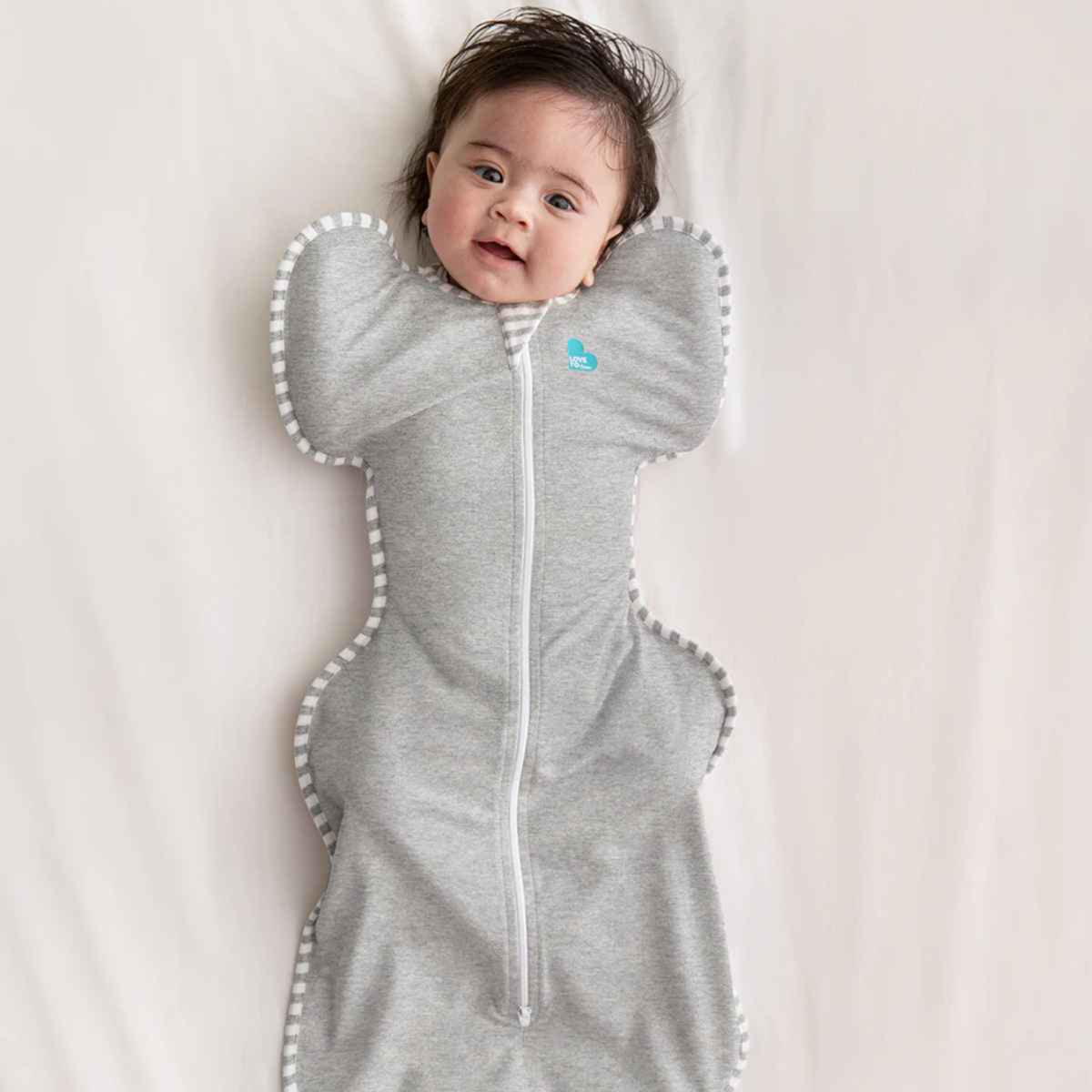 LOVE TO DREAM SWADDLE UP 0.2T ALGODÓN GRIS MEDIANO