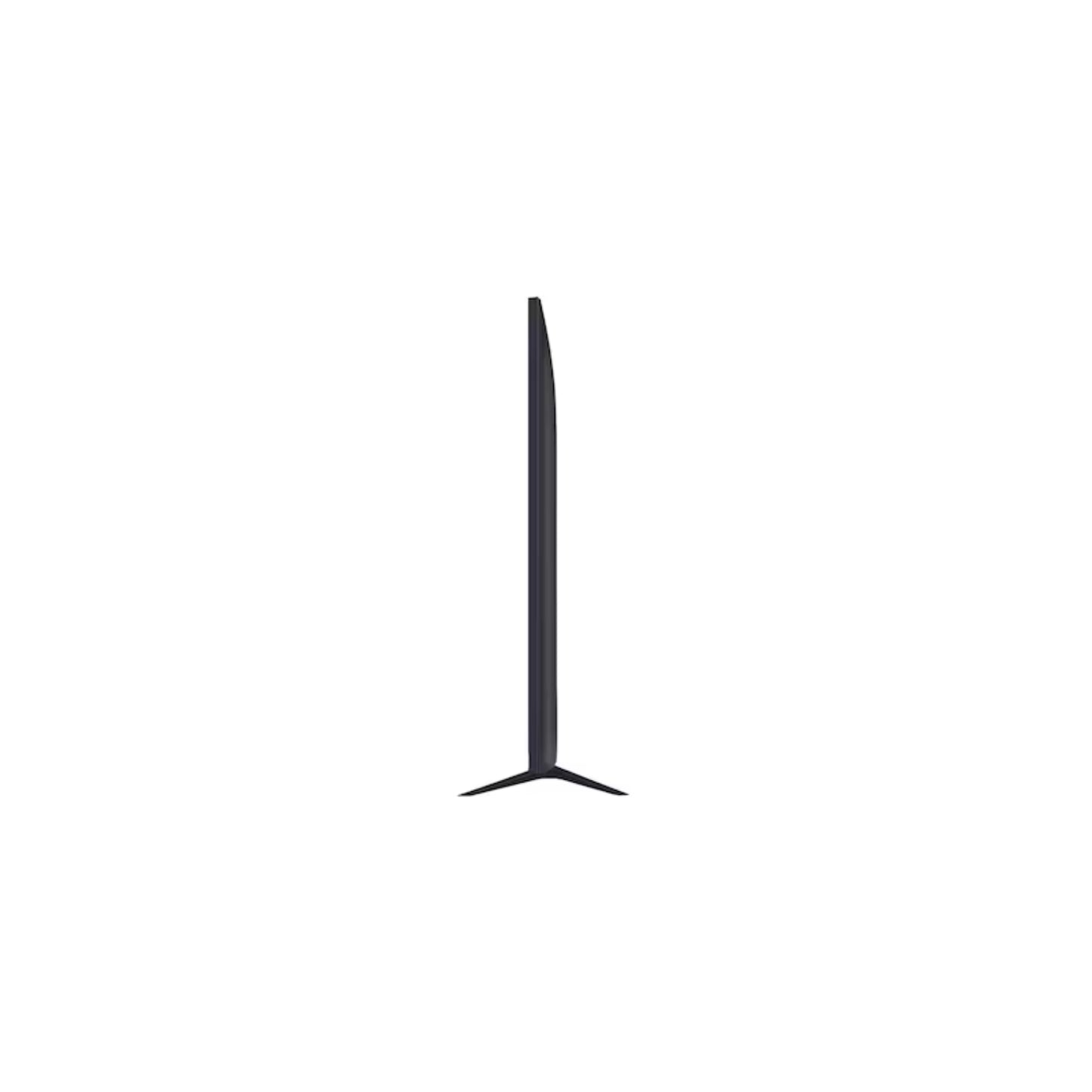 televisor 4k LG, vista lateral, diseño delgado y moderno