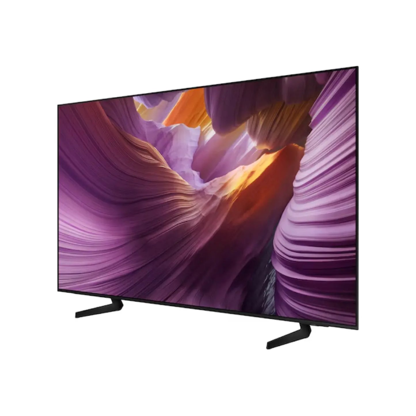 Televisor OLED Samsung, pantalla grande, diseño elegante y moderno