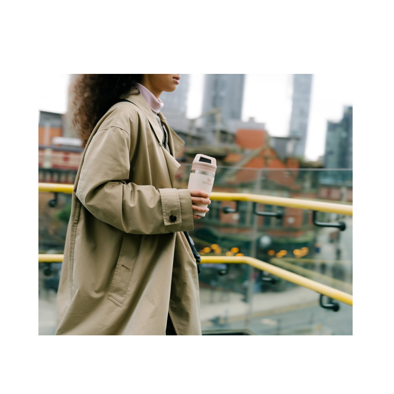 Taza Stanley AeroLight Cafe To Go 12oz Rose Quartz – 0.35 Litros