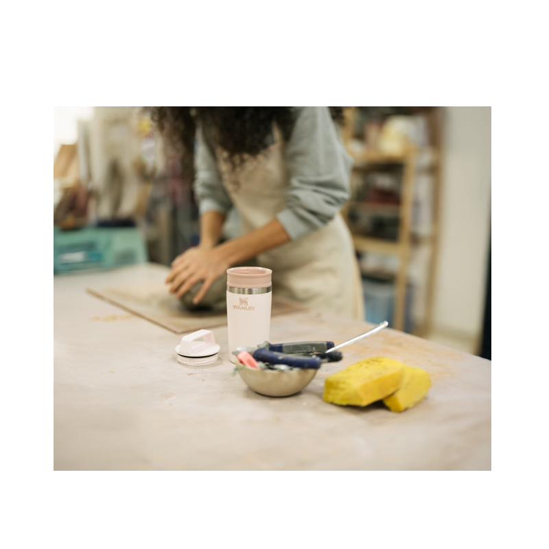 Taza Stanley AeroLight Cafe To Go 12oz Rose Quartz – 0.35 Litros