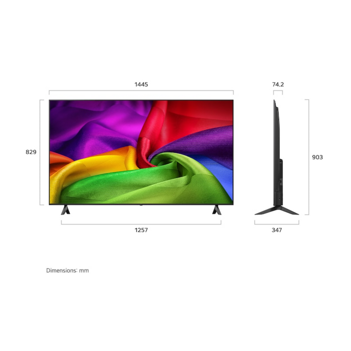 Smart TV LG NANO UHD 4K AI ThinQ 65" 65NU830BPSA
