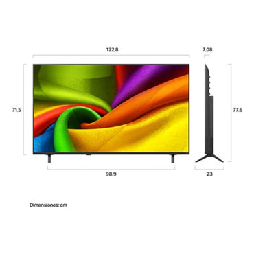 Televisor LG LED 55" Smart TV AI ThinQ 4K 55NU850BPSA