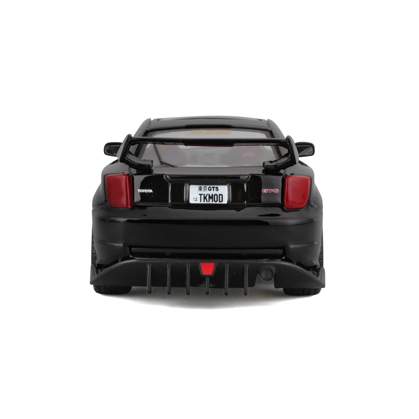 Carro negro Maisto, vista trasera, modelo detallado y realista