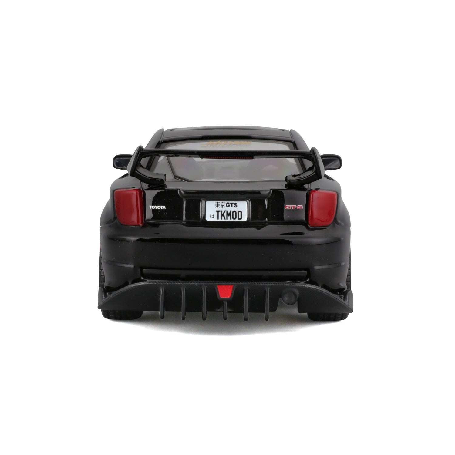 Carro negro Maisto, vista trasera, modelo detallado y realista