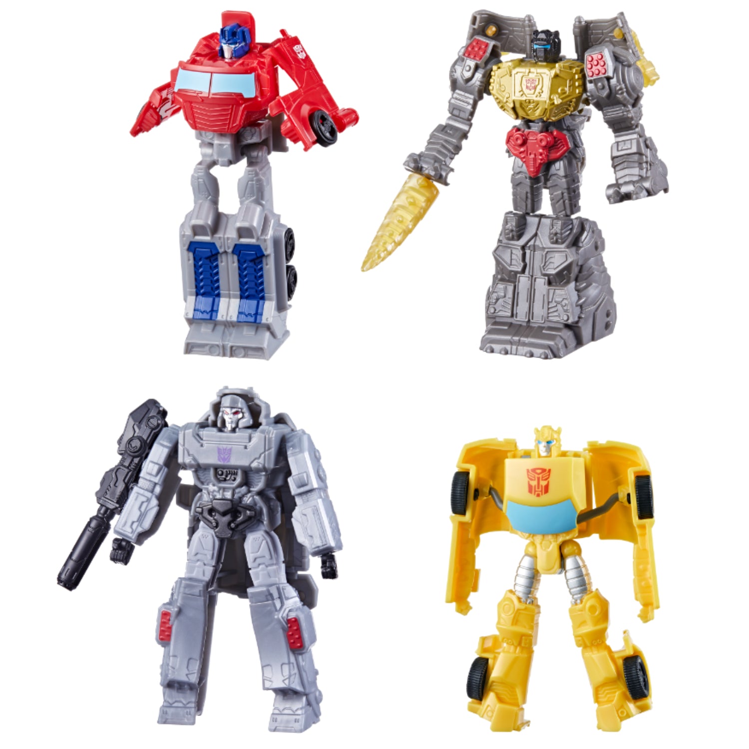 Transformers figuras de acción, Optimus Prime y Bumblebee, colección de Hasbro