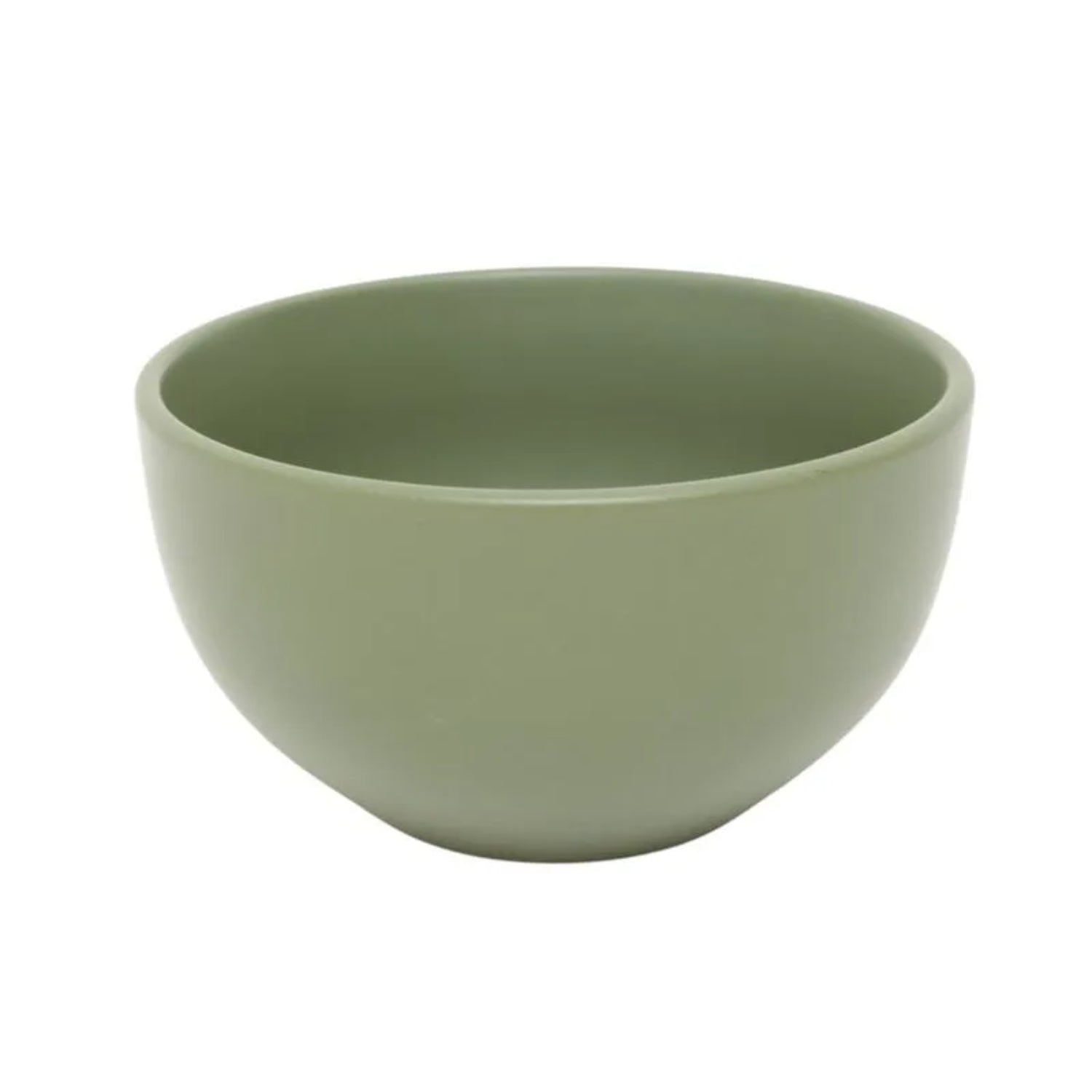 Tazón verde mate de GIBSON HOME, ideal para servir y decoraciones de vajilla