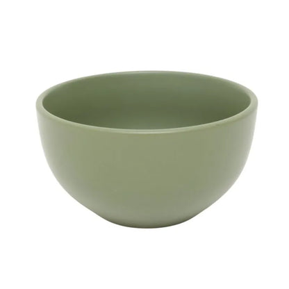 Tazón verde mate de GIBSON HOME, ideal para servir y decoraciones de vajilla