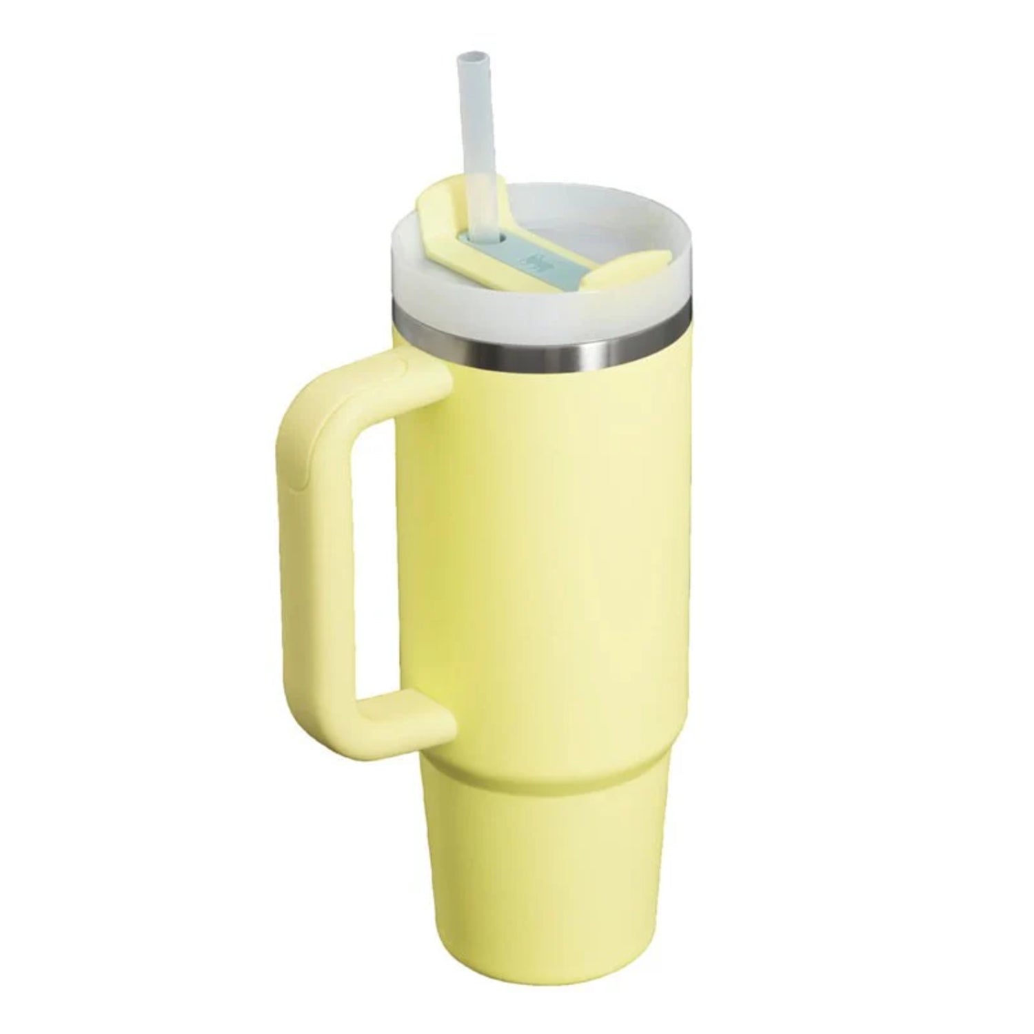 Vaso Stanley Quencher 40oz Honduras en color amarillo con tapa y popote