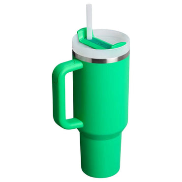 Vaso Stanley Quencher 40oz Honduras verde con tapa y sorbete para bebidas frías