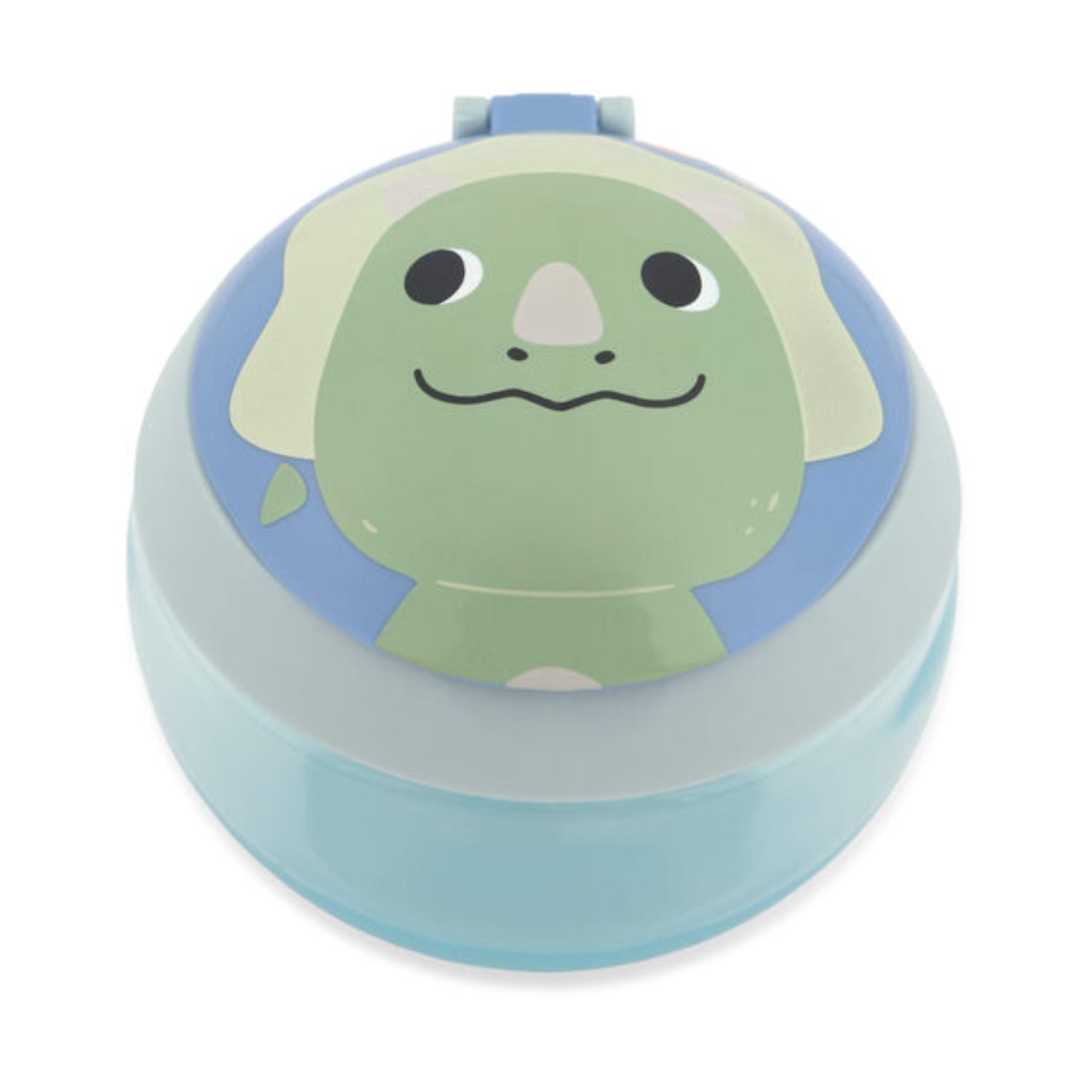 Vaso SKIP*HOP tortuga verde vista superior, ideal para niños